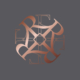 Ralf Fisch logo copper grey background